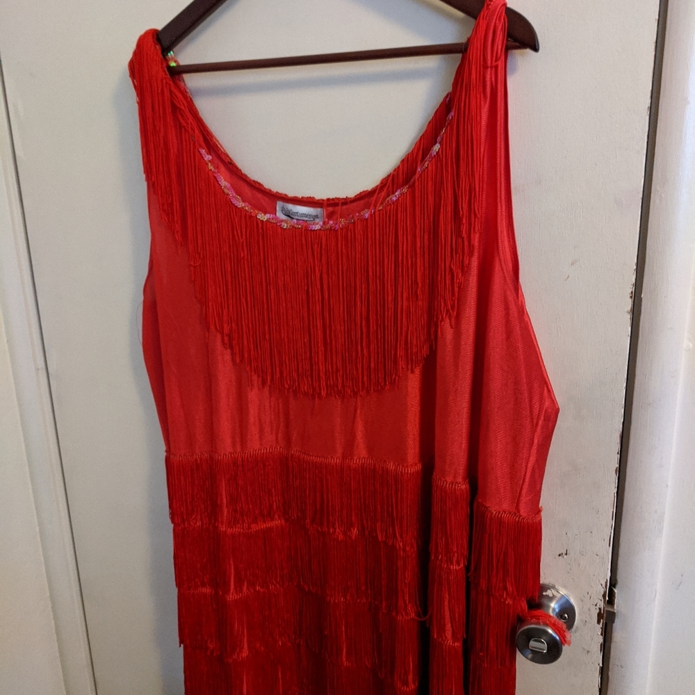 Plus size flapper dress